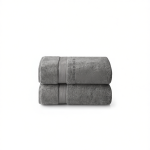 Db <b>Bath</b> <b>Towel</b> Sheets 2 Piece <b>Set</b> 100% Cotton Antimicrobial Solid Color Rectangle Machine Wash Adult - Product Image 1