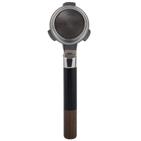 Porte-filtre sans fond plat de 51 mm à 3 oreilles en acier inoxydable 304 pour machines à café expresso Donlim Homix