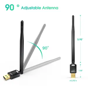 EDUP EP-MS8551 Wi-Fi usb-адаптер беспроводной 150 Мбит/с сетевой адаптер Wi-Fi модем 6dBi антенна для ноутбука, настольного компьютера