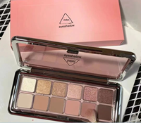 Palette de fards à paupières à paillettes de haute qualité, finition scintillante, pour peaux claires, foncées et très foncées, maquillage en marque privée, pigments durables