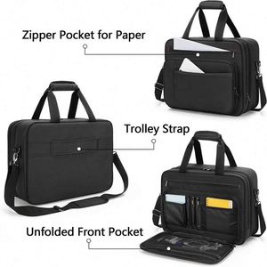 Sac de transport portable pour imprimante professionnelle avec logo personnalisé, fabriqué en usine BSCI, sac à main imperméable pour ordinateur portable pour hommes - Product Image 4