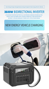 Đức Chứng Khoán 2500W 3000W 5000W Trạm điện cầm tay năng lượng mặt trời không dây sạc ngoài trời cắm trại Máy phát điện MPPT sao lưu tất cả một - Product Image 6