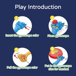 <span class=keywords><strong>2023</strong></span> Offre Spéciale jeux multijoueurs gyroscope jouets métal plastique rafale bataille clignotant toupie jouet pour enfants - Product Image 5