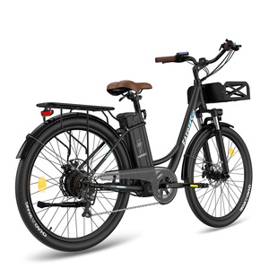 Vélo de ville électrique Fafrees F26 36V, batterie au lithium, carrosserie en acier à haute teneur en carbone, pneus de 26 pouces, frein à disque, capteur sans balais - Product Image 5