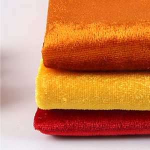 Giáng sinh màu đỏ nhung 100% Polyester Đồng bằng vải nhung CuộN - Product Image 4