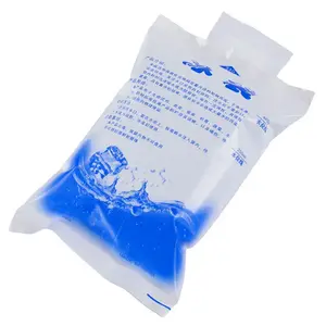 Paquete de hielo de agua de 200ml/400ml/600ml paquetes de hielo seco paquete de gel de hielo al por mayor caja enfriadora Paquete de hielo para entrega de alimentos