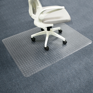 48x36 مقاومة للانزلاق الثقيلة تحت مكتب حامي الأرضيات السجاد ، لا ديفوت البلاستيك الحصير كرسي - Product Image 2