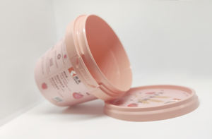 Los productos más vendidos PP 150ml Clear Mini Gelato Cup con Tamper Evident Yoghurt Cup con tapa para yogur - Product Image 5