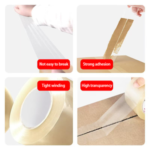 <span class=keywords><strong>Cinta</strong></span> de Embalaje <span class=keywords><strong>Transparente</strong></span> de BOPP Impermeable de Una Cara, Sensible a la Presión, con Adhesivo Acrílico de Fusión en Caliente, 48 mm x 40 m, Fuerte Adhesión para Bolsas - Product Image 6
