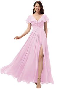 Lussuoso abito <span class=keywords><strong>da</strong></span> sera pulito a secco elegante abito lungo Design perfetto per eventi formali <span class=keywords><strong>e</strong></span> occasioni speciali - Product Image 2