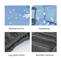 Caractéristique imprimée imperméable et lavable de couche-culotte réutilisable de bébé de flûte heureuse