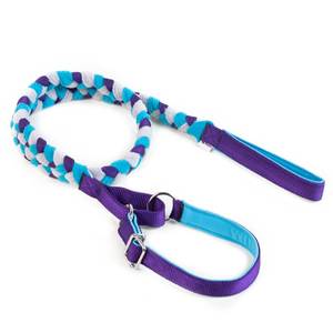 Jouets pour chiens colorés personnalisés, accessoires pour animaux de compagnie, <span class=keywords><strong>laisse</strong></span> <span class=keywords><strong>en</strong></span> polaire tressée 3-<span class=keywords><strong>en</strong></span>-1, parfaite pour les départs <span class=keywords><strong>en</strong></span> agilité - Product Image 4