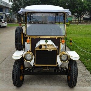 Carro de Lujo Eléctrico de 8 Plazas, 4 Ruedas, Retro, con Energía Solar - Product Image 1