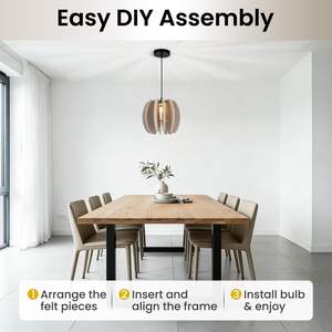 Abat-jour acoustique en feutre en forme de <span class=keywords><strong>champignon</strong></span> décoratif réversible suspendu de luxe de 40 cm - Product Image 5