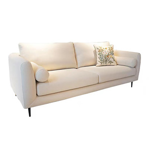 Conjunto de sofá de sala de estar nórdico de tela de lujo sofás de 4 Plazas de tela de terciopelo baratos de alta calidad para el hogar - Product Image 6