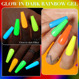 Private Label Glow in Dark Neon Color <strong>Gel</strong> Flash Disco <strong>Gel</strong> Nail Polish Semi Permanent <strong>UV</strong> <strong>Gel</strong> - Product Image 6