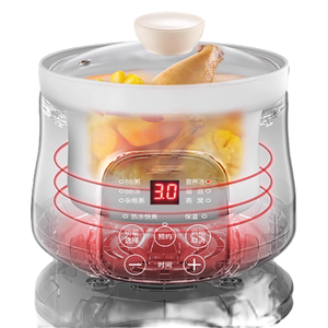 Olla de cocción lenta eléctrica inteligente mcdou de 250W 110V 220V con recipiente interior de cerámica para preparar sopa Tom Yum, <span class=keywords><strong>Minestrone</strong></span>, Miso, Tonjiru y Udon. - Product Image 4