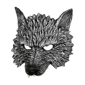 Disfraz de Halloween Adulto Realista Media Máscara <span class=keywords><strong>Lobo</strong></span> Máscaras <span class=keywords><strong>Hombre</strong></span> <span class=keywords><strong>Lobo</strong></span> Animal Mono Máscara Gorila Marrón - Product Image 3