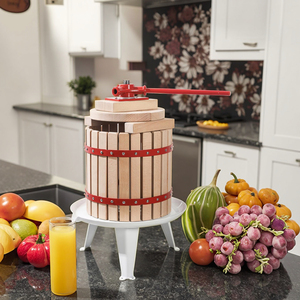 เครื่องคั้นน้ำส้ม30L แบบพกพาพร้อมมอเตอร์เครื่องคั้นไวน์ผลไม้และผักในบ้านดีไซน์แกนเกลียวสำหรับใช้ในฟาร์ม - Product Image 1