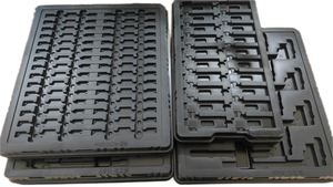 Bandeja de plástico Esd de apilamiento de formación de vacío Antiestático de plástico de formación de vacío personalizada - Product Image 4