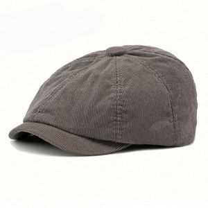 Casquette Gatsby unisexe en feutre de laine style newsboy rétro britannique avec logo personnalisé, portable pour les sports de plein air, usage décontracté et plage - Product Image 6
