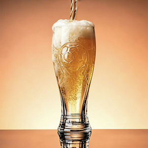 Boccale da Birra Creativo a Forma di Pallone da Calcio, <span class=keywords><strong>Regalo</strong></span> Divertente per Appassionati di Calcio, Boccale in Vetro Artigianale Spesso di Grande Capacità per Birra alla Spina, Ideale per Casa, Bar, Feste e Uso Quotidiano - Product Image 4