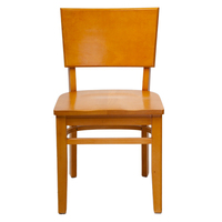 Chaises de salle à manger en bois de hêtre massif au design moderne pour restaurant, hôtel, appartement et bureau à domicile - Mobilier commercial d'extérieur