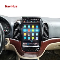 Lecteur DVD de voiture Navihua, écran vertical, système multimédia, autoradio, stéréo, GPS, navigation Android pour Hyundai Santa FE 2006-2012
