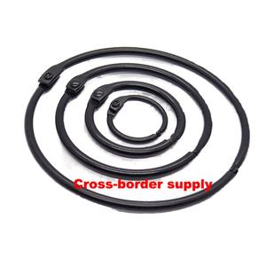 YIWANG Black Metal <b>Book</b> Rings Scrapbook Rings Loose <b>Leaf</b> Paper Binder Rings - Product Image 2