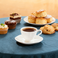 Ensemble de tasses à expresso et soucoupes en porcelaine anglaise rétro, personnalisables avec logo, 3 oz