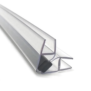 Magnetic PVC Waterproof <strong>Shower</strong> <strong>Doors</strong> <strong>Seals</strong> for Frameless Glass - Product Image 1