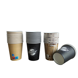 Gobelet en papier jetable à paroi simple pour boissons chaudes avec couvercle, logo personnalisé, 4oz, 8oz, 12oz, 16oz - Product Image 3