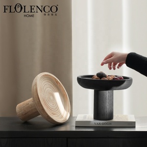 Flolenco <span class=keywords><strong>in</strong></span> <span class=keywords><strong>legno</strong></span> massello piatto di frutta personalizzazione interno decorazione <span class=keywords><strong>da</strong></span> <span class=keywords><strong>tavolo</strong></span> cesto di frutta per la decorazione della casa - Product Image 2