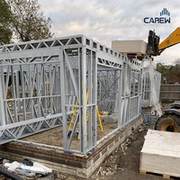 Construction moderne et rapide de haute qualité, cadre en acier, villa préfabriquée à deux étages, maisons de 4 chambres à coucher avec norme EN AS NZS US AISI ICC