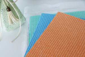 Éponges à vaisselle suédoises absorbantes pour le nettoyage de la cuisine, en cellulose, blanches, fabriquées en Allemagne, chiffons à vaisselle suédoises en microfibre - Product Image 6