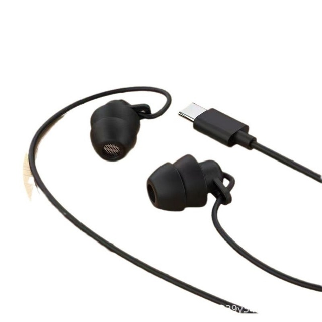In Stock 3.5 Type-C In-Ear Wired Headset with Mai Talk Noise Reduction Sleep Earplug Music Earphones