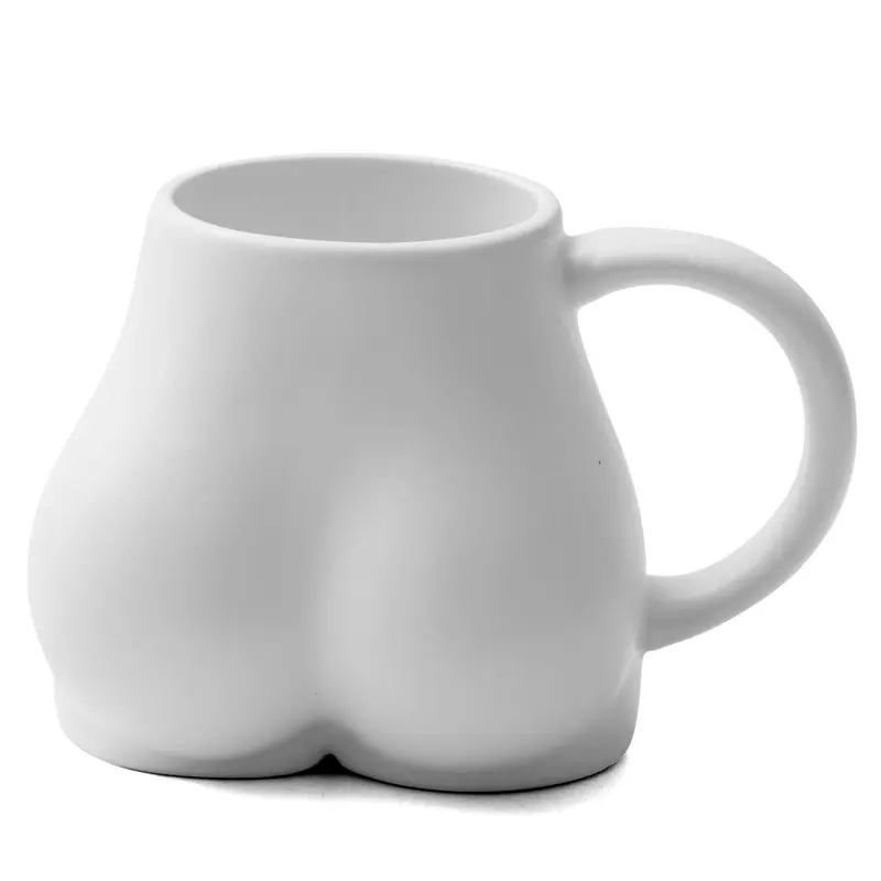 Nieuwe 2022 Nordic Moderne Creatieve Keramische Mok Koffie Cup Vrouw Body Vormige Keramische Butt Body Mok Voor Koffie Melk