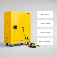 Caja de Distribución de Energía Portátil IP44, Gabinete Eléctrico de Acero para Obras de Construcción, OEM ODM