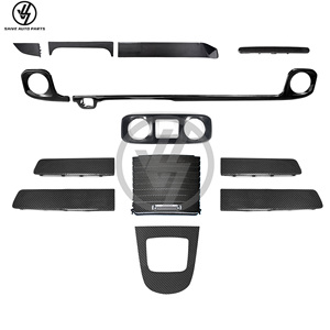 2025 Glossy Dry Carbon Fiber For Mercedes-Benz G-class W465 Twill Weave Full Set Car Interior Decoration Sticker Car Modificat - Product Image 1