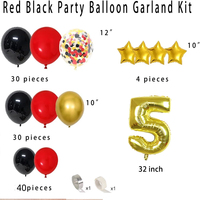 Kit d'arche de guirlande de ballons en latex Mickey et Minnie, pour la décoration de fête d'anniversaire ou de baby shower
