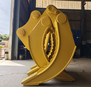 RSBM Mechanical Grapple for CAT 349 CAT349D CAT349E Excavator Heavy Duty Wood Grab <b>Log</b> Grapple Bucket Attachment - Product Image 1