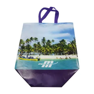 Recycled Portable Non Woven Fabric Carry Bags Shopping Simple Non-woven Bags Reusable Eco Foldable Shopping Bag