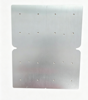 Carte de circuit imprimé rectangulaire MCPCB personnalisée OEM à 2 panneaux, épaisseur 1,2 mm, cuivre 25 µm, carte de circuit imprimé gravée pour éclairage LED