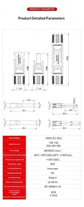 Adaptateur de connecteur de câble pour panneau solaire photovoltaïque étanche avec boîtier <span class=keywords><strong>PP0</strong></span> mâle/femelle 1P pour système PV - Product Image 5