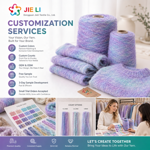 Vente en gros usine – Fil chenille long et épais moucheté en alpaga 4.2NM pour vêtements d'intérieur et d'extérieur écologiques grande taille pour l'hiver - Product Image 3