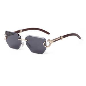 Gafas de Sol STORY STY8102A Sin Montura, <span class=keywords><strong>Lentes</strong></span> con Corte de Diamante de Diseño, Gafas de Sol Poligonales de Moda <span class=keywords><strong>para</strong></span> <span class=keywords><strong>Hombre</strong></span> y Mujer - Product Image 3