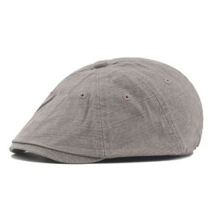 Wholesale Fashion Solid Color <b>Plain</b> Newsboy Ivy <b>Cap</b> Washed - Product Image 6