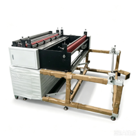 Machine de découpe automatique de rouleaux de papier/film PVC en feuilles, machine de découpe de mousse EVE/PU et de sangles en nylon, demi-découpeuse