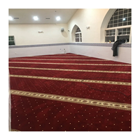 Nouveau design personnalisé de l'usine chinoise Tapis de prière Masjid Tapis mural en nylon fabriqué à la machine pour la source directe de la mosquée turque