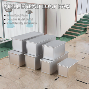 Hot bán nhôm khay bánh mì với nắp-không dính Bánh mì/bánh nướng khuôn, đa kích thước thương mại bánh nướng khay - Product Image 4